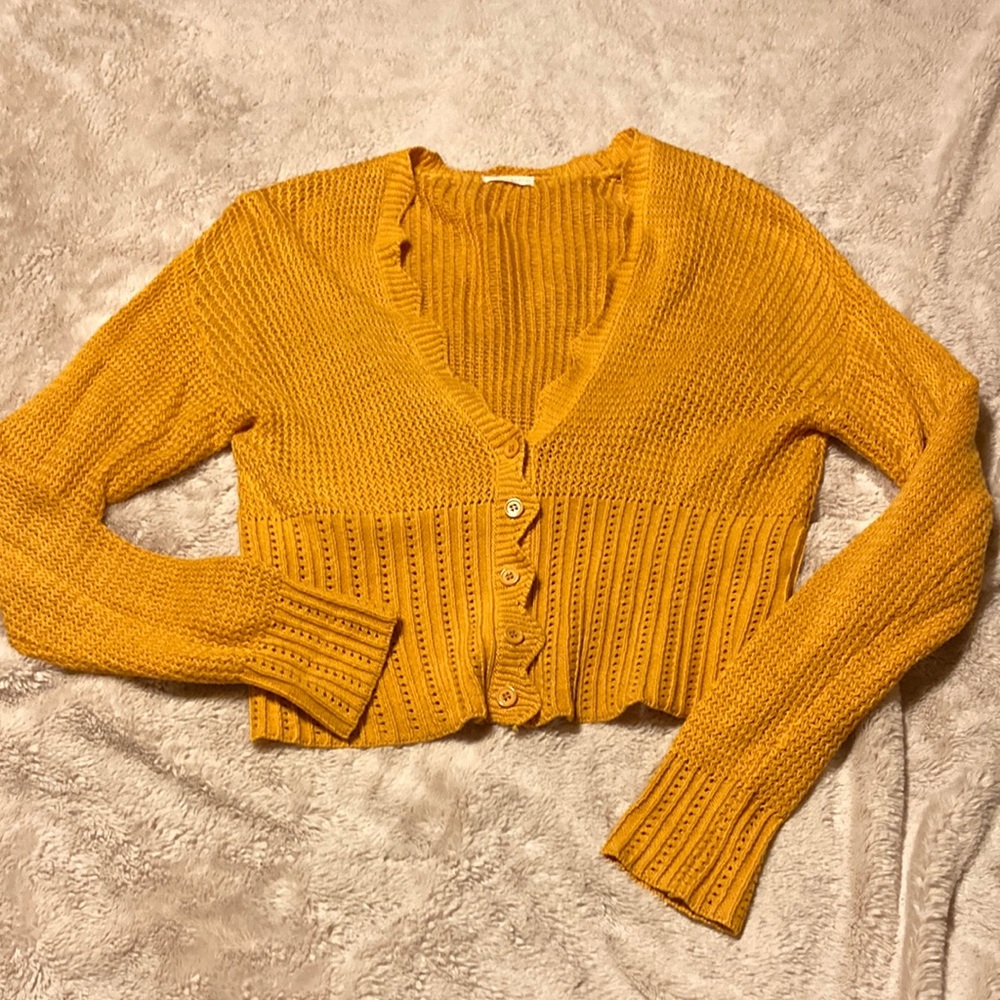 Chrysanthemum Retro Button Cardigan